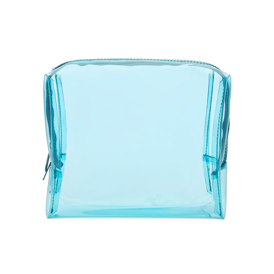 CLEAR TRAVEL BAG - BLUE