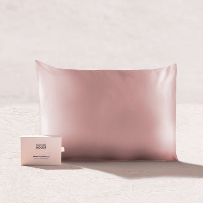 Blush Satin Pillowcase - Standard size